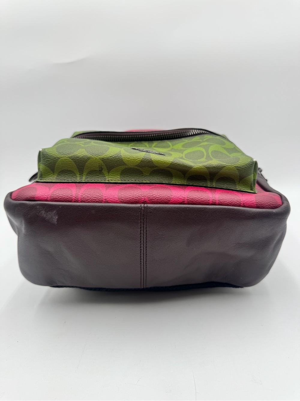 Coach Court Backpack in Blocked Signature Canvas - Picture 5 of 11
